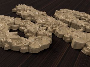 flower number symbol percent 3D Model