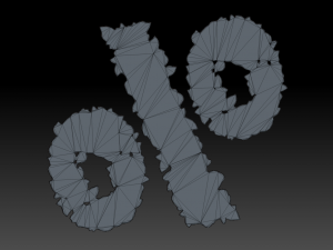 flower number symbol percent 3D Model
