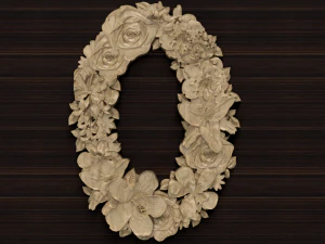flor número 0 Modelo 3D