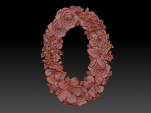 flower number 0 3D Model