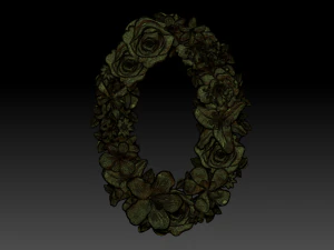 flower number 0 3D Model