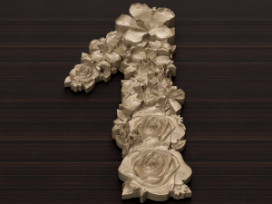 flower number 1 3Dモデル
