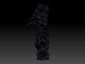 flower number 1 3Dモデル