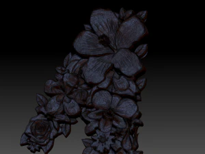 flower number 1 3D Model
