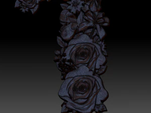 flower number 1 3D Model