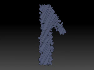 flower number 1 3D Model