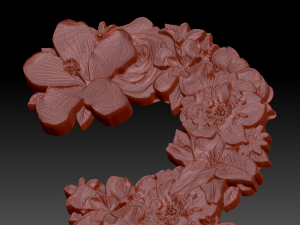 flower number 3 3D 모델