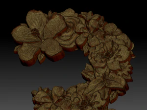 flower number 3 3D Model