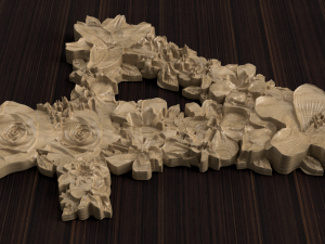 flower number 4 3D Model