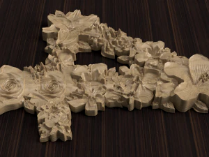 flower number 4 3D Model