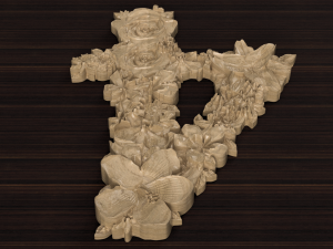 flower number 4 3D Model