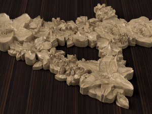 flower number 4 3D Model