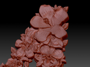 flower number 4 3D Model