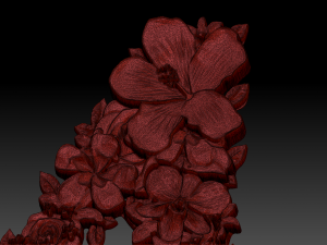 flower number 4 3D Model