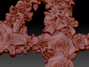 flower number 4 3D Model