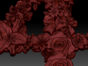 flower number 4 3D Model
