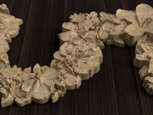 flower number 5 3D Model