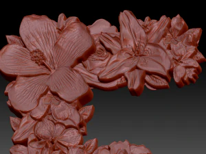 flower number 5 3D Model