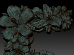 flower number 5 Modelo 3D