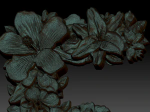 flower number 5 3D Model