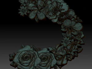 flower number 5 3D Model