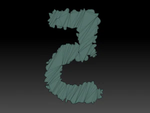 flower number 5 3D Model