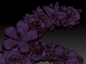 flower number 6 3D Model