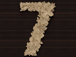 꽃 번호 7 3D 모델