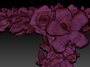 flower number 7 3D 모델