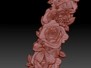 flower number 7 3D Model