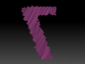 flower number 7 3D Model