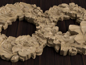 flower number 8 3D Model