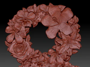 flower number 8 3D Model