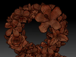 flower number 8 3D Model