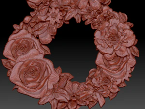 flower number 8 3D Model
