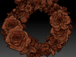 flower number 8 3D Model