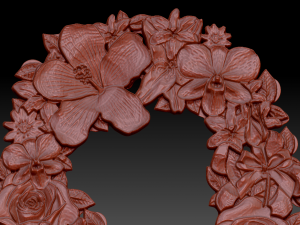 flower number 9 3D Model
