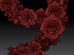 flower number 9 3D Model
