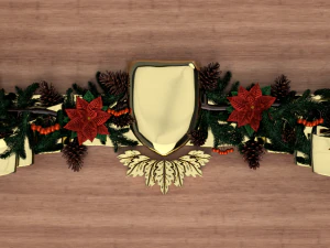 рождественское украшение 1 3D Модель