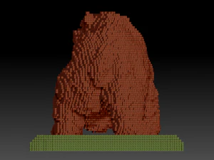 voxel bear 3D Print Model