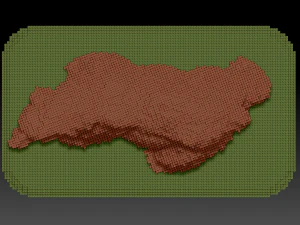 voxel bear 3D Print Model