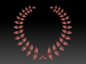 laurel wreath 1 3D Model