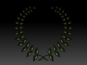 laurel wreath 1 3D Model