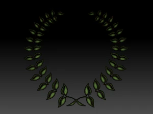 laurel wreath 1 3D Model
