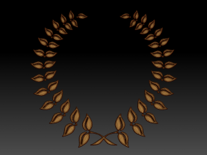 laurel wreath 1 3D Model