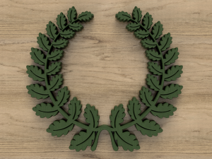 oak wreath 3D Model