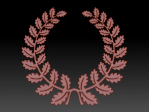 oak wreath 3D Model