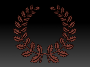 oak wreath 3D-Modell