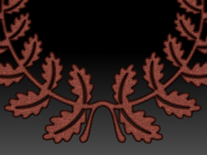 oak wreath 3D-Modell