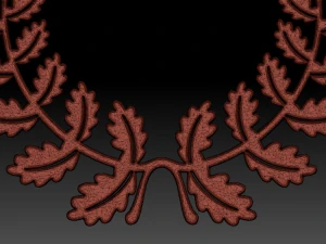 oak wreath 3D Model